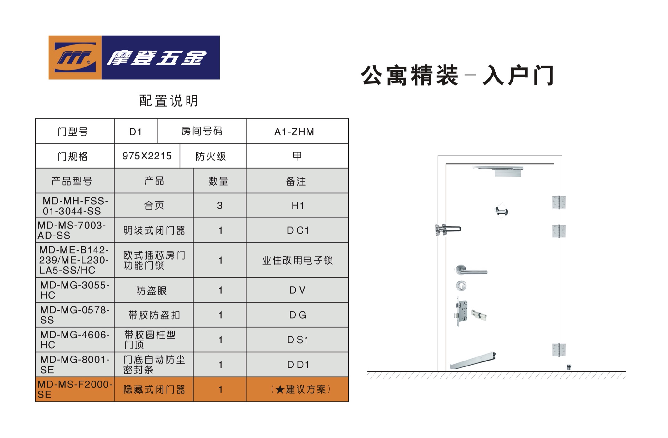 公寓精装-入户门